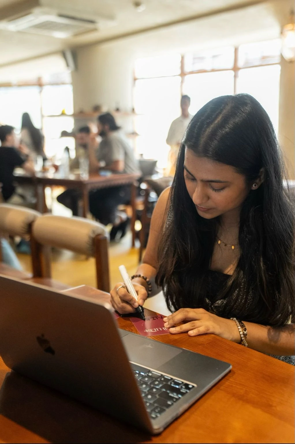 A working moment shared on Harshita’s public profile